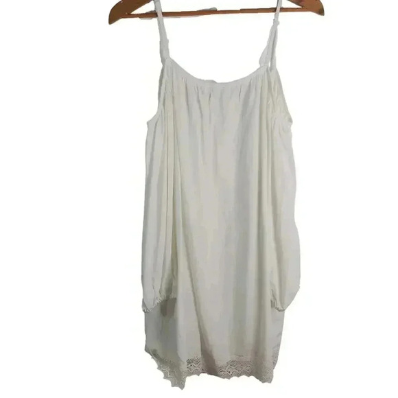NWOT Jack White Off the Shoulder Blouse Dress Swim Beach Coverup Size M - Picture 4 of 10